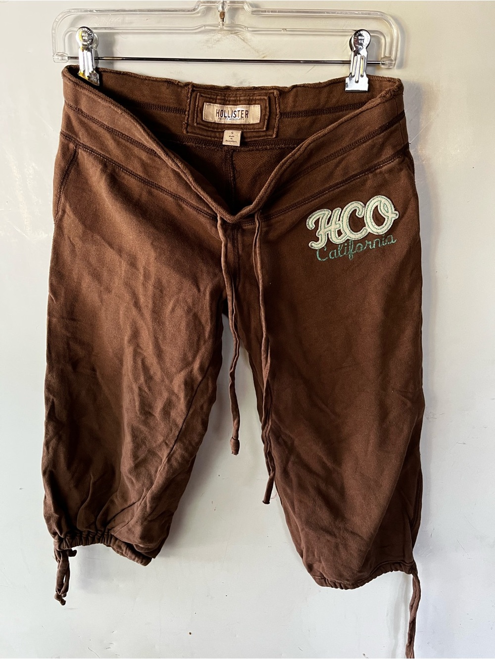 Y2k 90s vtg Hollister Brown California Athletic Long shorts